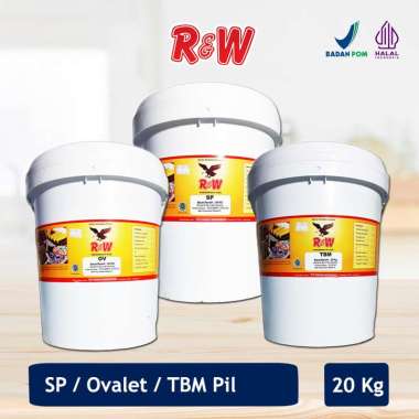 Emulsifier SP Ovalet TBM Pengemulsi Pelembut Pengembang Kue Roti Rajawali R&W RW 20 kg SP