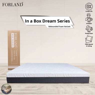Forland Kasur Full Foam & Latex In A Box - Dream Series Rebounded Foam 180 x 200