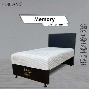 Forland Memory Kasur Full Memory Foam 2 in 1 Tanpa Sorong 140 x 200