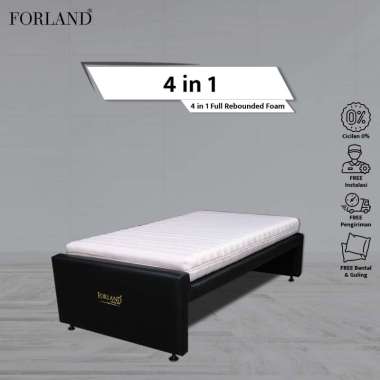 Forland Kasur Full Rebounded Foam 4 in 1 Tanpa Sandaran & Sorong 140 x 200