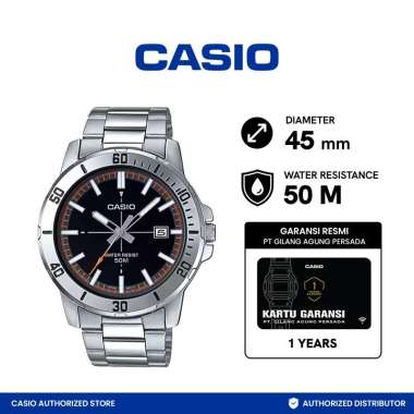Jam Tangan pria Casio General MTP-VD01D-1E2VUDF Original Murah silver