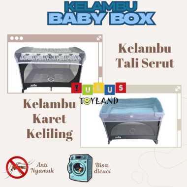 Kelambu Box Bayi Joie Kubbie Commuter Excursion Model Slip On Anti Nyamuk Praktis Multifungsi Baby T