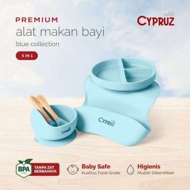 Cypruz Baby Feeding Set Blue