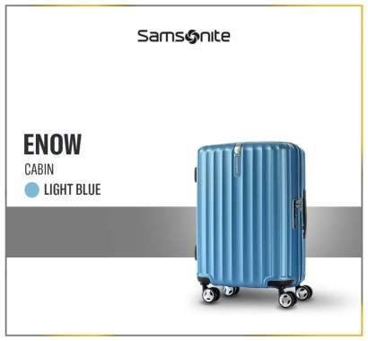 Samsonite Koper Hardcase Enow Spinner Cabin 20" - Light Blue
