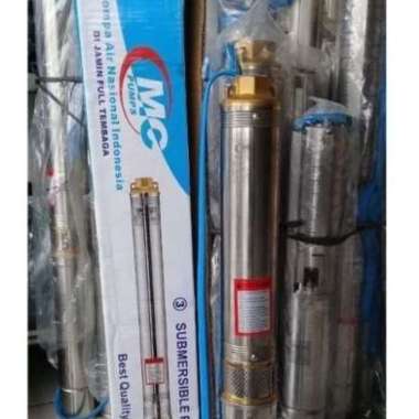 Pompa Satelit 3 Inch Nasional MC Pump 0.25HP - 180 Watt - Kabel 30 Meter Daya Hisap 25m