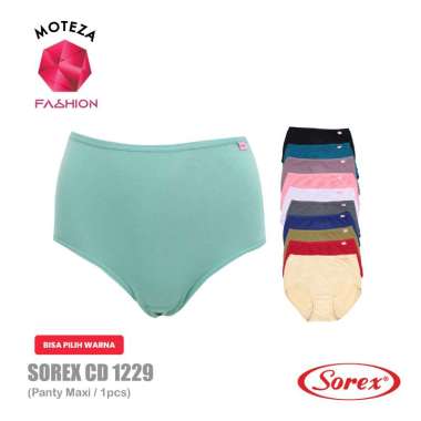 Sorex CD 1229 Celana Dalam Wanita - Maxi Panty - Katun Soft & Comfort - L - EQL | BISA PILIH WARNA M