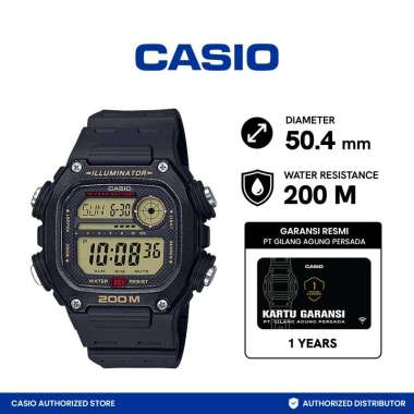 CASIO Jam Tangan Pria [Original/ DW-291H-9AVDF] hitam