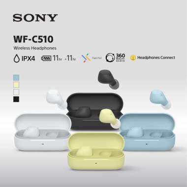 SONY WF-C510 Truly Wireless Headphones / WFC510 / WF C510 White