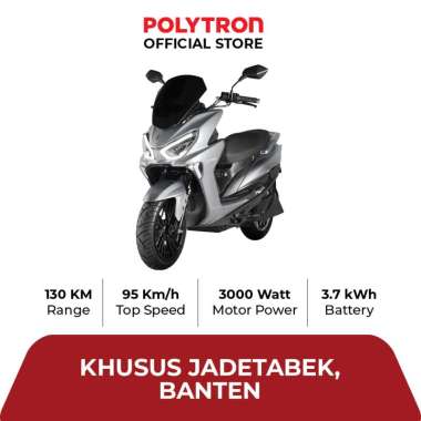 Polytron Fox R Electric Sepeda Motor Listrik - OTR Jadetabek, Banten SILVER