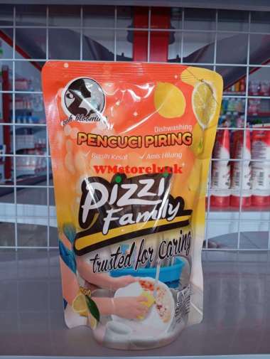 PIZZI SABUN CUCI PIRING 600ml/ cairan pembersih piring gelas alat makan pizi lemon dan lime 600 ml P