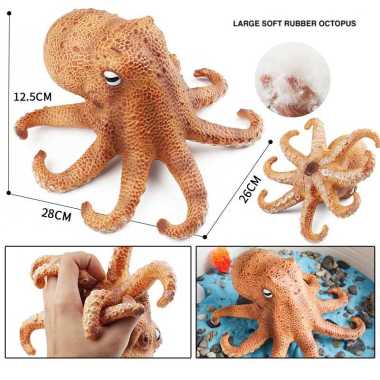 MALOTOYS - Soft Jumbo Rubber Figurine Animal Marine Mainan Model Figur Binatang Besar Montessori Sim