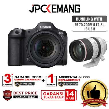 JPC KEMANG Canon EOS R5 II Kit 24-105mm f4L Mirrorless Camera Canon R5 Mark II 24-105 mm f/4L R5 Mar