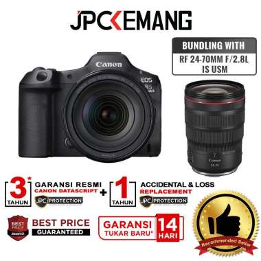 JPC KEMANG Canon EOS R5 II Kit 24-105mm f4L Mirrorless Camera Canon R5 Mark II 24-105 mm f/4L R5 Mar