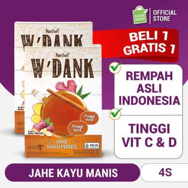 Twin Pack - W'Dank Jahe Kayu Manis 4 Sch