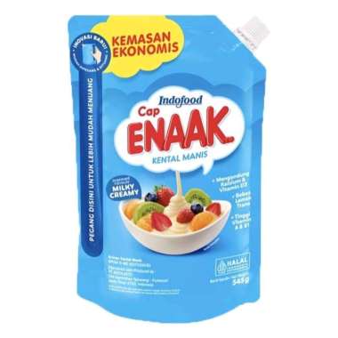 Cap Enaak Krimer Kental Manis Pouch 545 gr