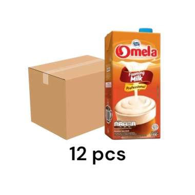 Omela Susu Foaming Milk 1 Karton ( 12 x 1000ml )