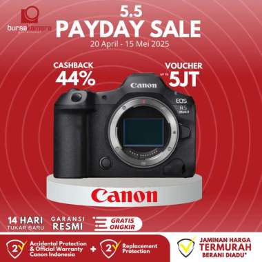 Canon EOS R5 Mark II Body / Canon R5 II Body Kamera Mirrorless Canon EOS R5II 24-105mm F4 L GARANSI 