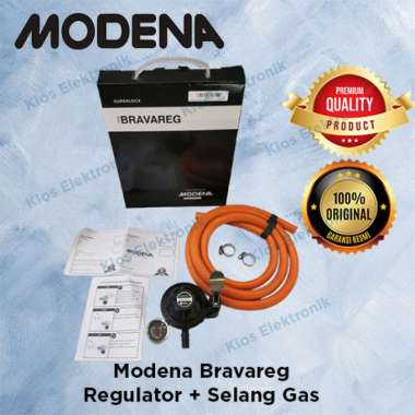 Modena New Bravareg Regulator + Selang Gas - Selang Regulator