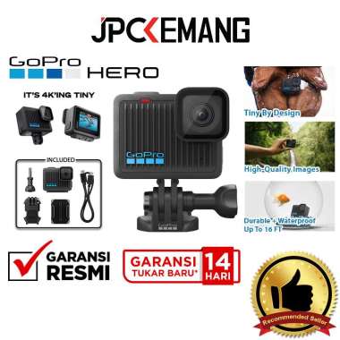JPC KEMANG GoPro HERO Compact 4K Action Camera Go Pro Action Cam GARANSI RESMI Standard Package