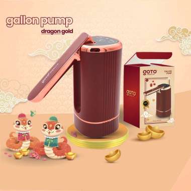 Goto Merlyn Pompa Galon Lipat Electric Dispenser Air Minum USB Charge DRAGON GOLD