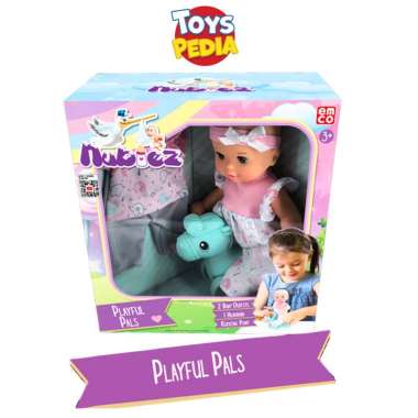 Mainan Boneka Bayi Emco Nubiez Playful Pals