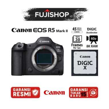 Canon EOS R5 Mark II Body / Canon R5 II Body Kamera Mirrorless Garansi Resmi