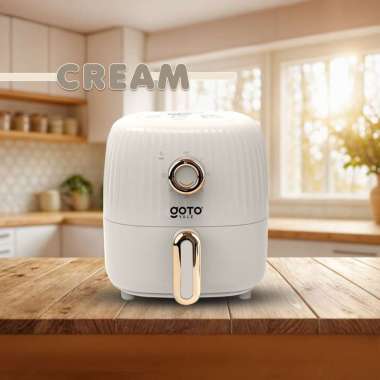 Goto Yale Air Fryer Low Watt 1.5 L Mesin Penggorengan Tanpa Minyak CREAM