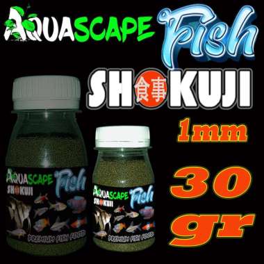 MAKANAN IKAN HIAS SHOKUJI AQUASCAPE FISH PAKAN IKAN MOLLY TIGER BARB PLATY NEON TETRA CHILI RASBORA