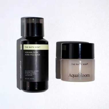 The Bath Box Aquabloom Moisturizer 30gr // Aquabloom Pore Polisher Toner 100ml Toner