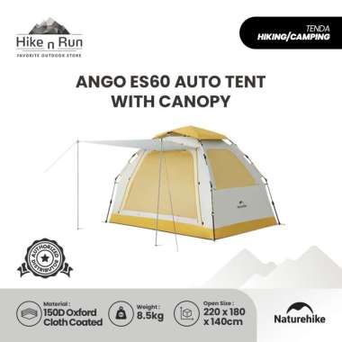 Naturehike Ango ES60 Camping Auto Tent with Canopy CNK230WS018 READY