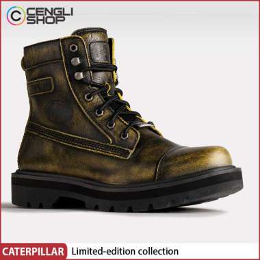 CATERPILLAR SEPATU BOOT KASUAL PRIA ORIGINAL BOOTS CASUAL KULIT ASLI ORI CAT-C0