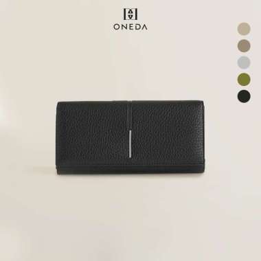 Oneda Kit Dompet Lipat Panjang Cash Coin Wanita #W3009 Apricot