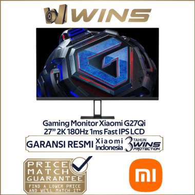XIAOMI G27Qi Gaming Monitor 27” (27Inch) Fast IPS LCD Panel 2K 180Hz 1ms