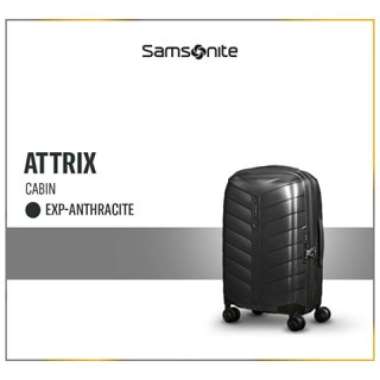 Samsonite Koper Hardcase Attrix Spinner Cabin 20 Inch Exp-Anthracite