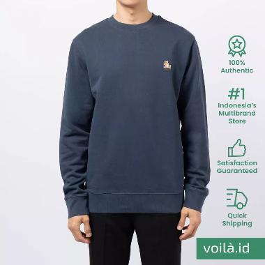 Promo Maison Kitsuné Fox Head Patch Regular Sweatshirt Ink