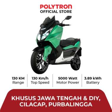 POLYTRON Fox 500 Electric Sepeda Motor Listrik - OTR Jawa Tengah & Yogyakarta, Cilacap, Purbalingga 