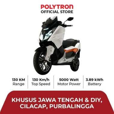POLYTRON Fox 500 Electric Sepeda Motor Listrik - OTR Jawa Tengah & Yogyakarta, Cilacap, Purbalingga 