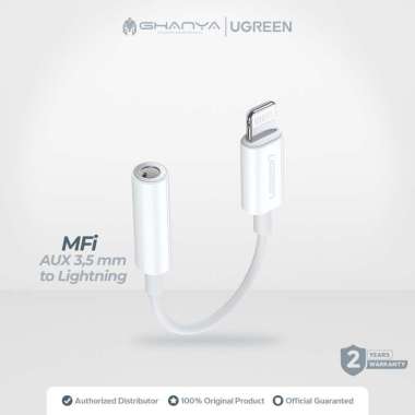 UGREEN Splitter iPhone MFi Lightning To Jack 3.5mm Female 30759