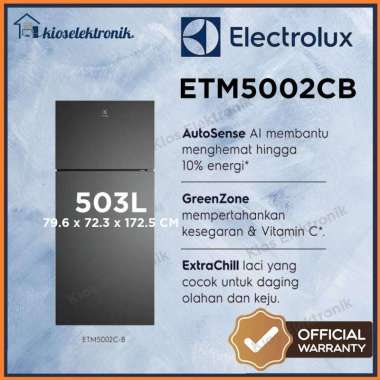 Electrolux ETM5002C-B Kulkas 2 Pintu Inverter 503L