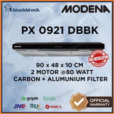 Cooker Hood Modena PX 0921 DBBK / PX 0921 DBBK / PX0921DBBK / PX0921- Slim Cooker Hood 90cm 90 cm NO