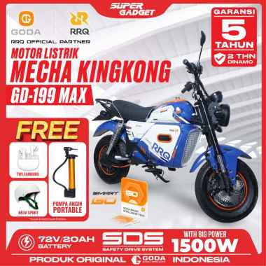 GODA 199 MAX MECHA KINGKONG Motor Listrik 72V/20AH Garansi Resmi Reguler Pink