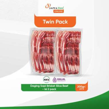 Brisket Slice Beef 200gr - Isi 2 pack