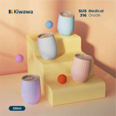 Cubic Botol Minum / Tumbler / KIWAWA SANJI TMB 120 SS - FBB Light blue