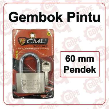 Gembok Pintu CML 3 Anak Kunci Ukuran 60 mm