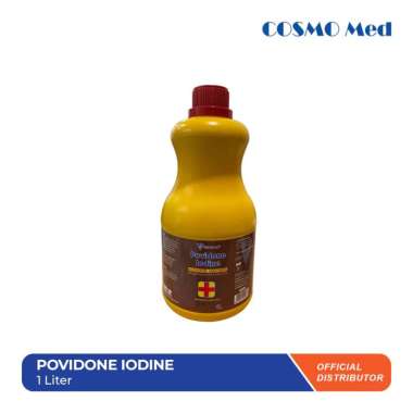 Cosmo Med Povidone Iodine 1 Liter Betadine Luka