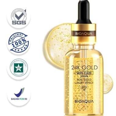 Serum skincare BIOAQUA real gold luxury effect 30ml