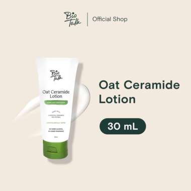 BIOTALK Oat Ceramide Lotion | Hydra Lock Moisturizer for Eczema - Ceramide Lotion untuk Wajah & Tubu
