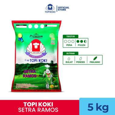 Promo Harga Topi Koki Beras Setra Ramos 5000 gr - Blibli