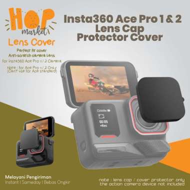 Lens Cap for Insta360 ACE PRO 1 / 2 Tutup Pelindung Cover Lensa Silicone Case Protector Insta 360 AC