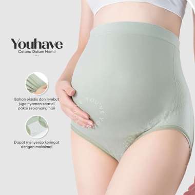 YouHave ( You've ) 3PCS Celana Dalam CD Maternity High Waist Korset Panties Maxi Seamless Panty Paka